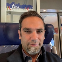 Jonathan dans le TER vers l'Insee de Nantes