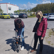 Présentation vélo pliant