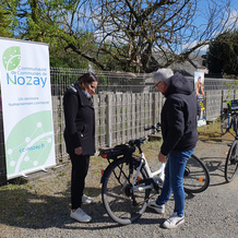 Animation autour des vélos à assistance électrique de la Communauté de Communes de Nozay