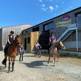 Trajet domicile-travail à cheval et à vélo