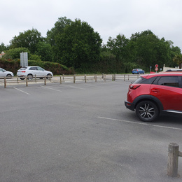 Le parking est bien vide !