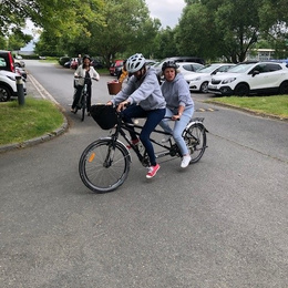 Retour de balade en tandem