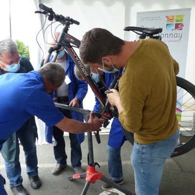 Atelier réparation vélo - samedi 29 mai 2021 - CC Pays de Chantonnay / MSA 44-85 / L'Outil en Main