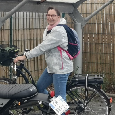 Défi Mobilité Qualéa - Une arrivée avec le sourire :-)