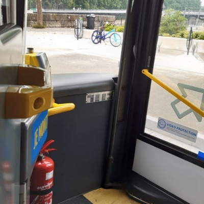 In the bus