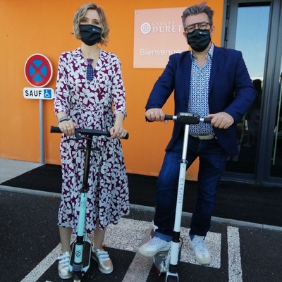 La team trottinette (électrique ou non)