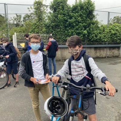 Interview par éco-Délégués au local vélo