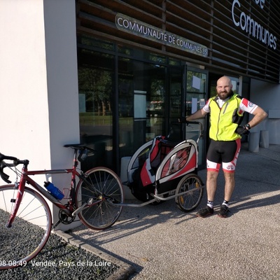 Le service Enfance et Jeunesse prend göut au DéfiMobilité ! 28km pour venir au bureau !