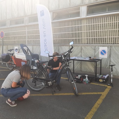 Verif technique de Place Au Velo à la gare de Nantes