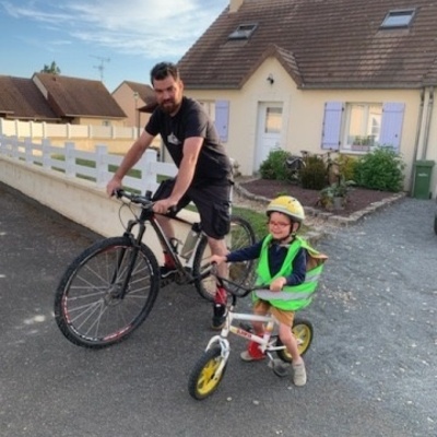 Le papa et le fiston...