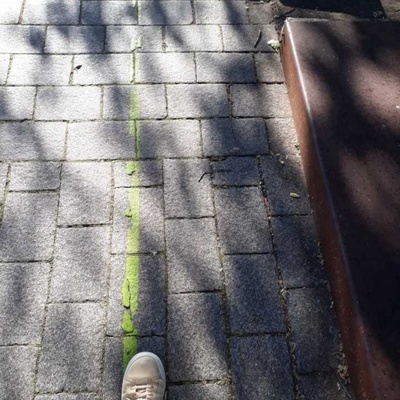 A pied à l'Insee de Nantes en suivant la ligne verte !