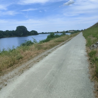 Vélotaf paisible et aéré vers l'Insee de Nantes