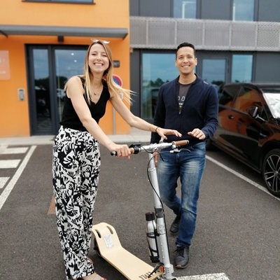 2022 - Essai de IMI : trottinette Vendéenne