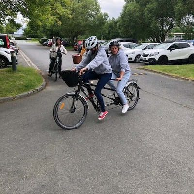 Retour de balade en tandem
