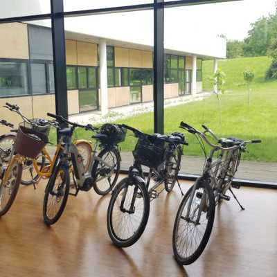 Vélo dans le Hall