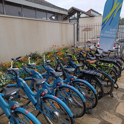 Flotte de vélos mis à disposition des élus et des agents