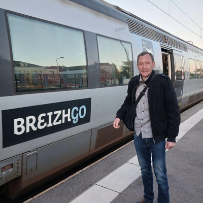 Benoît prend le train pour se rendre au travail (Redon/Savenay)!