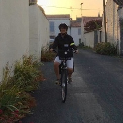 Laurence au départ de Luçon direction le siège de la Communauté de commune