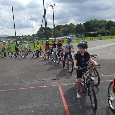 Atlier vélo avec la sécurité routière