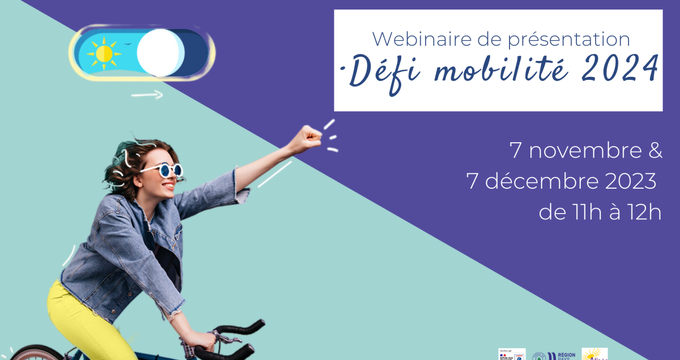 Webinaires de présentation du Défi Mobilité en Pays de la Loire - édition 2024 !